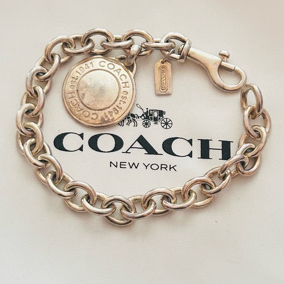Coach 925 Sterling Silver Charm Bracelet - Picture 10 of 14
